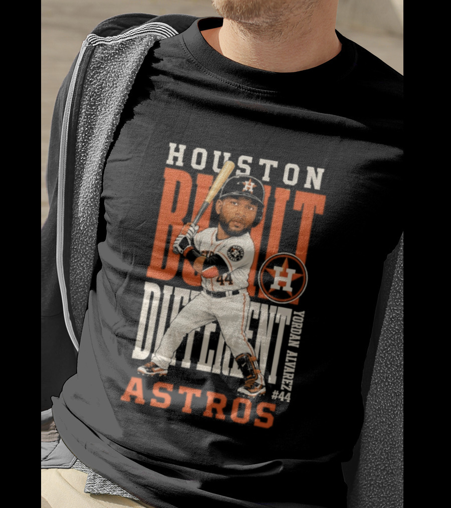 Houston Built Different Astros Yordan Alvarez #44 T-Shirt