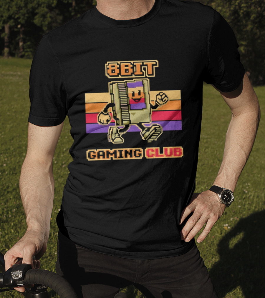 8 Bit Gaming Club Retro NES Video Games T-Shirt
