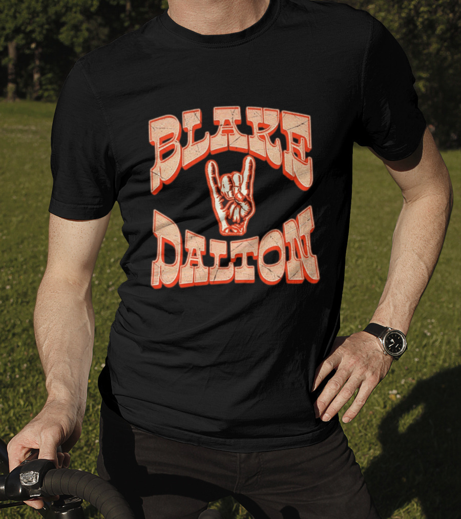 Blake Dalton Hook Em Hand Gesture T-Shirt