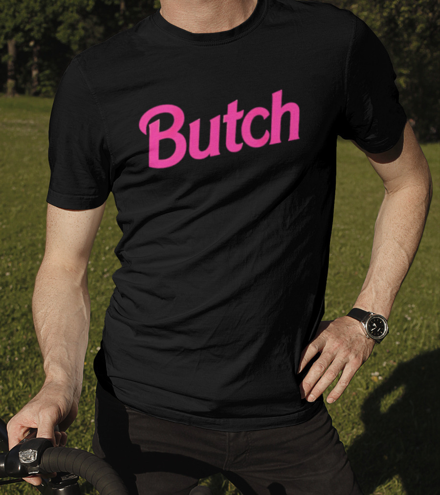 Butch Lesbian LGBTQ Pride Bold Pink T-Shirt