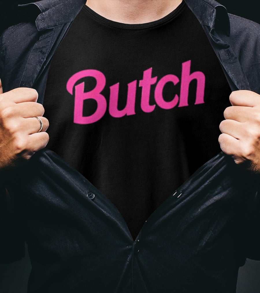 Butch Lesbian LGBTQ Pride Bold Pink T-Shirt