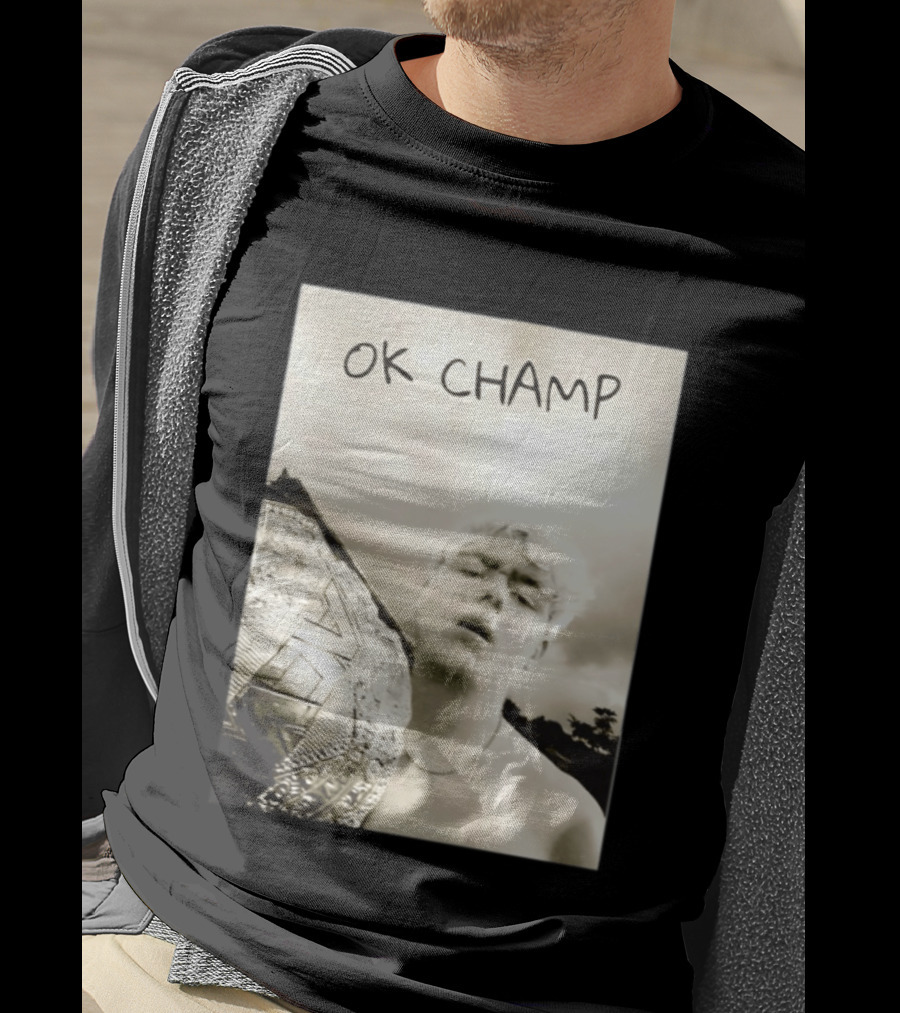 OK Champ Kyle Fletcher Holding Championship Belt T-Shirt