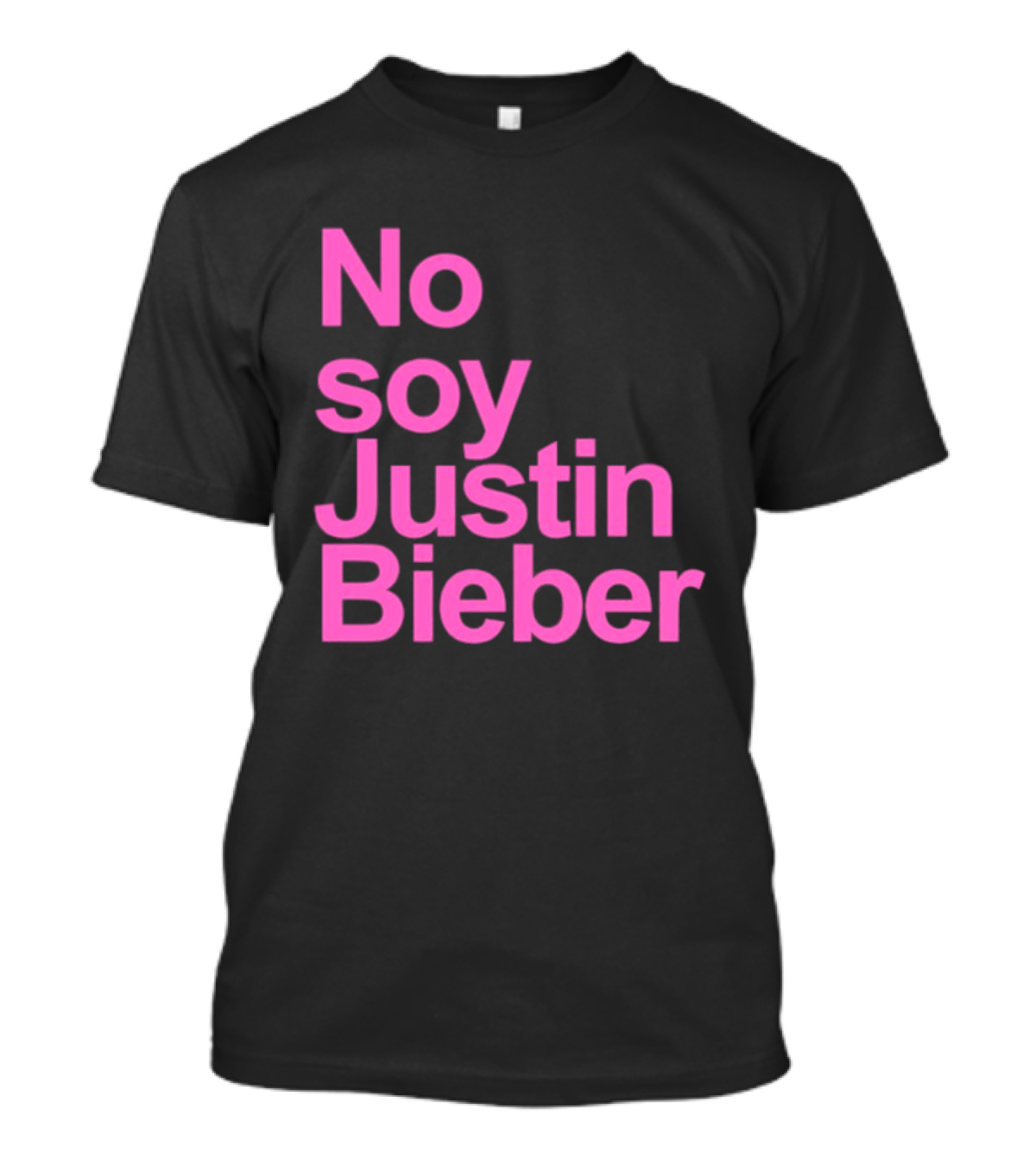 No Soy Justin Bieber Pop Music Celebrity Merchandise T-Shirt