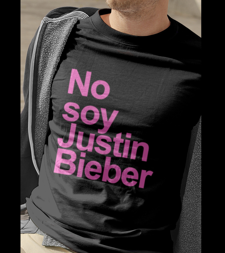 No Soy Justin Bieber Pop Music Celebrity Merchandise T-Shirt