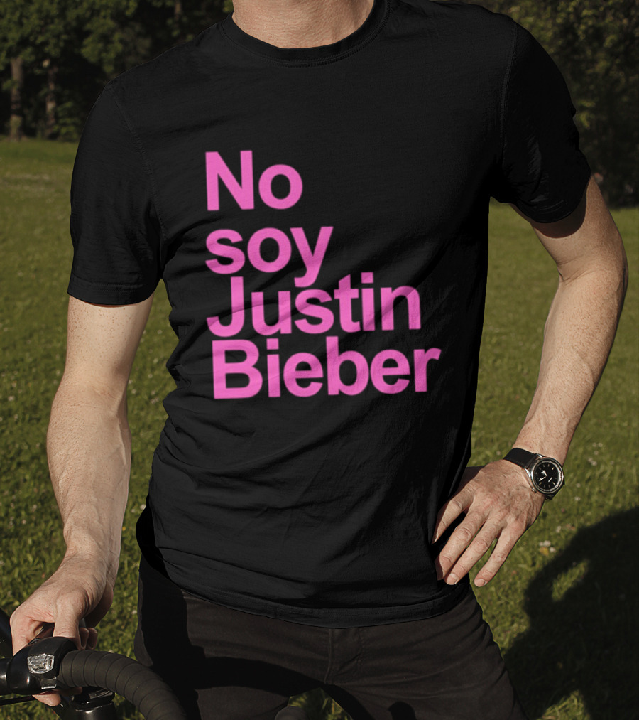 No Soy Justin Bieber Pop Music Celebrity Merchandise T-Shirt