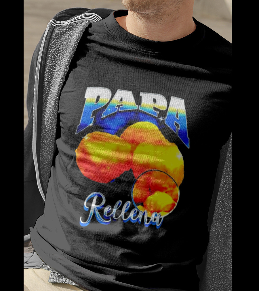 Papa Rellena Bold Text Potato Dish T-Shirt