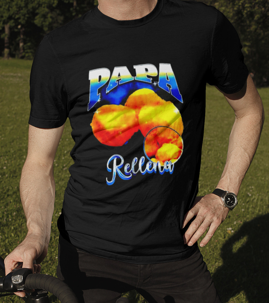 Papa Rellena Bold Text Potato Dish T-Shirt