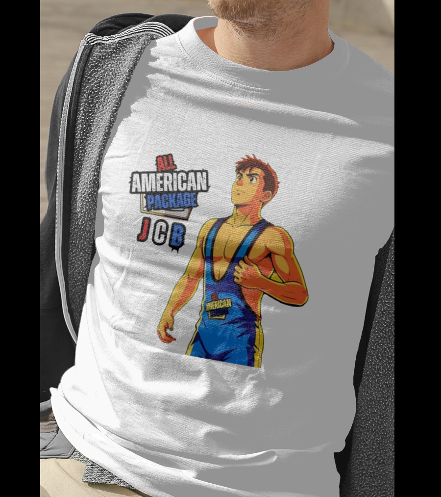 All American Package JCB Anime Wrestler T-Shirt