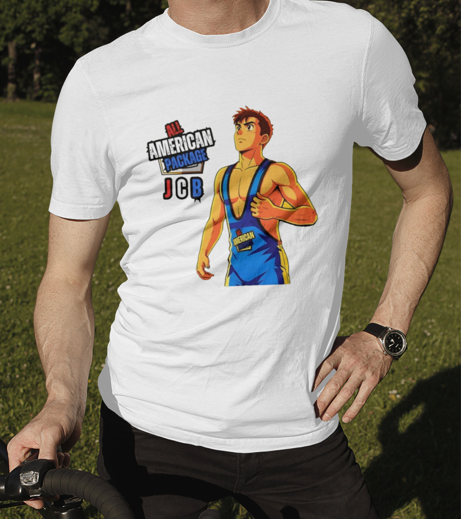 All American Package JCB Anime Wrestler T-Shirt