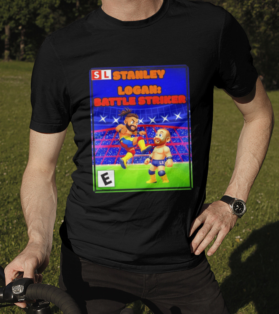 Stanley Logan Battle Striker Wrestling Game Cover T-Shirt