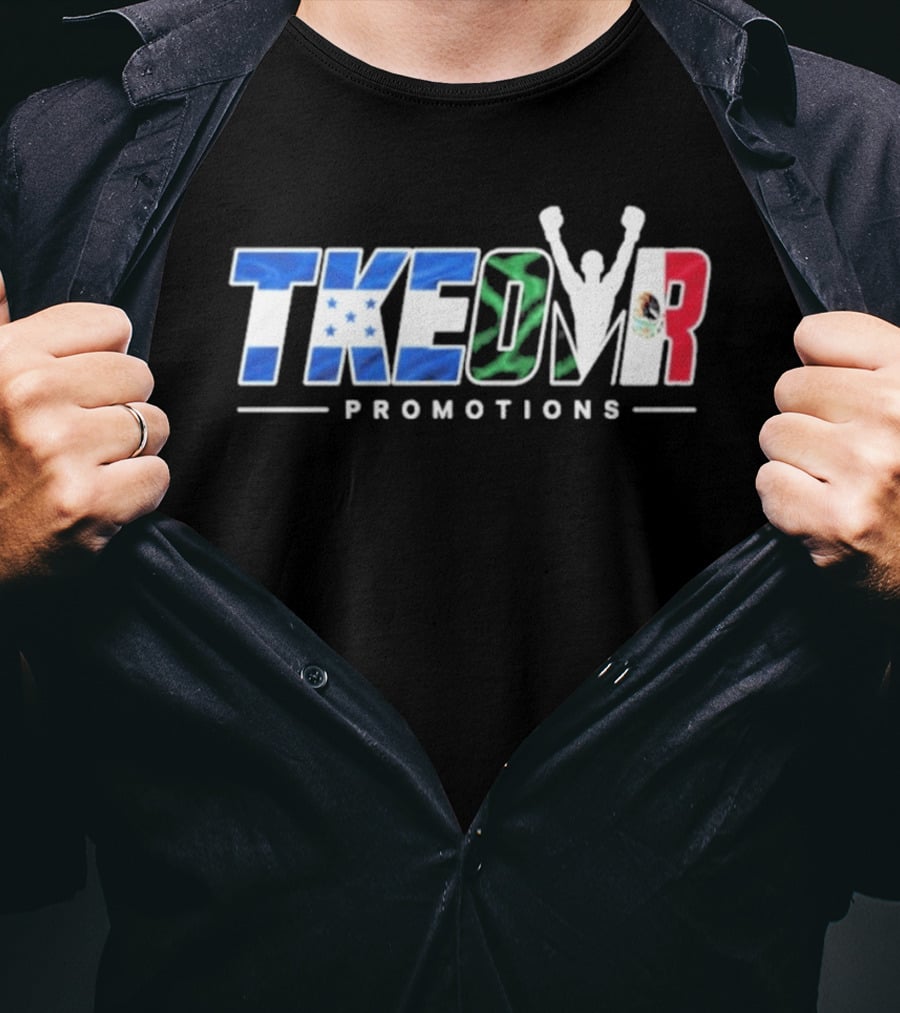 TKEOVR Promotions Honduras And Mexico Flags Celebratory T-Shirt
