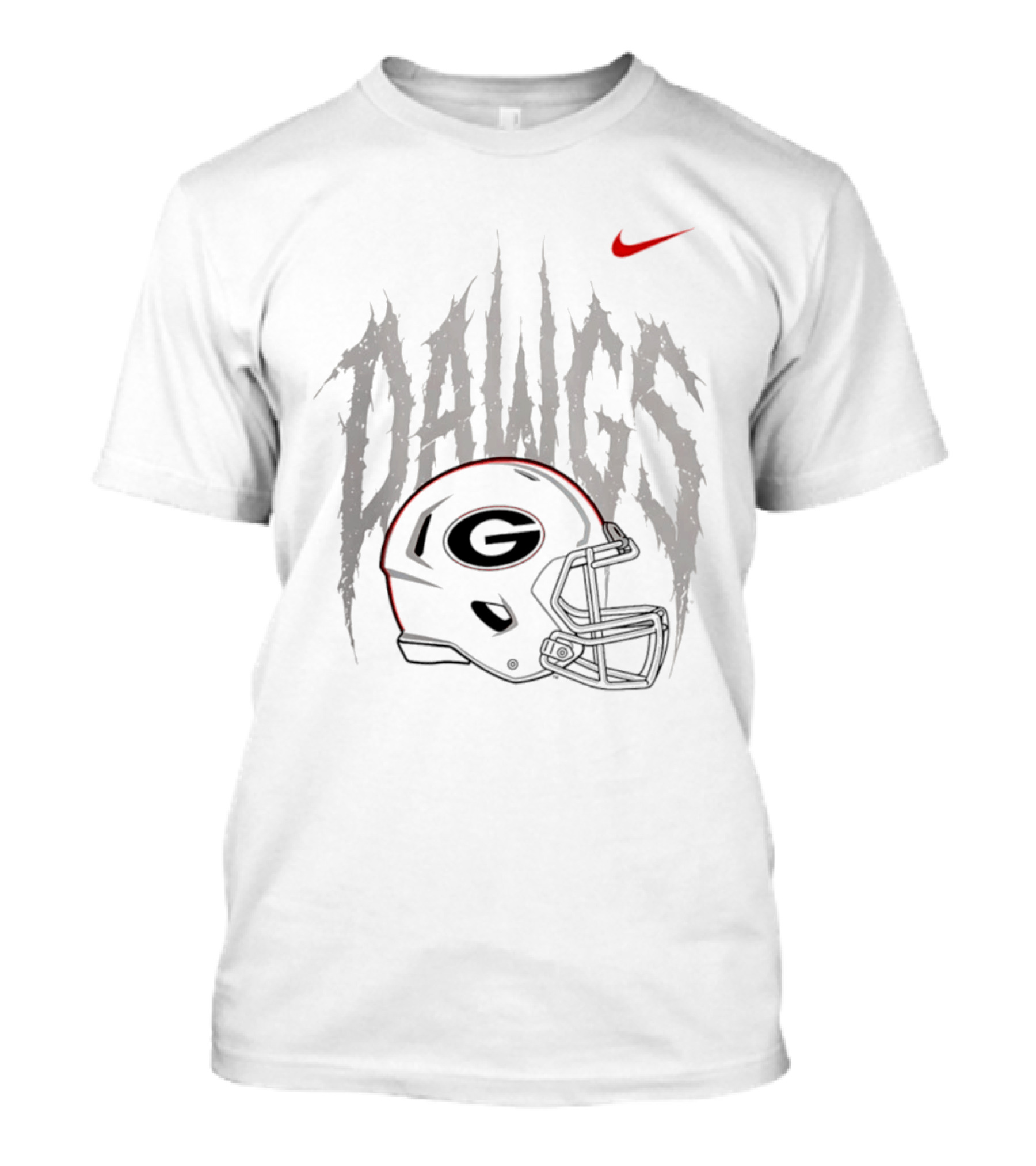 Nike Georgia Bulldogs Dawgs Helmet G T-Shirt