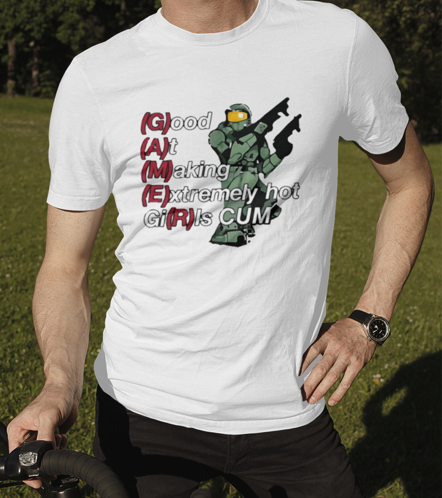 Good At Making Extremely Hot Girls Come Halo Gaming T-Shirt