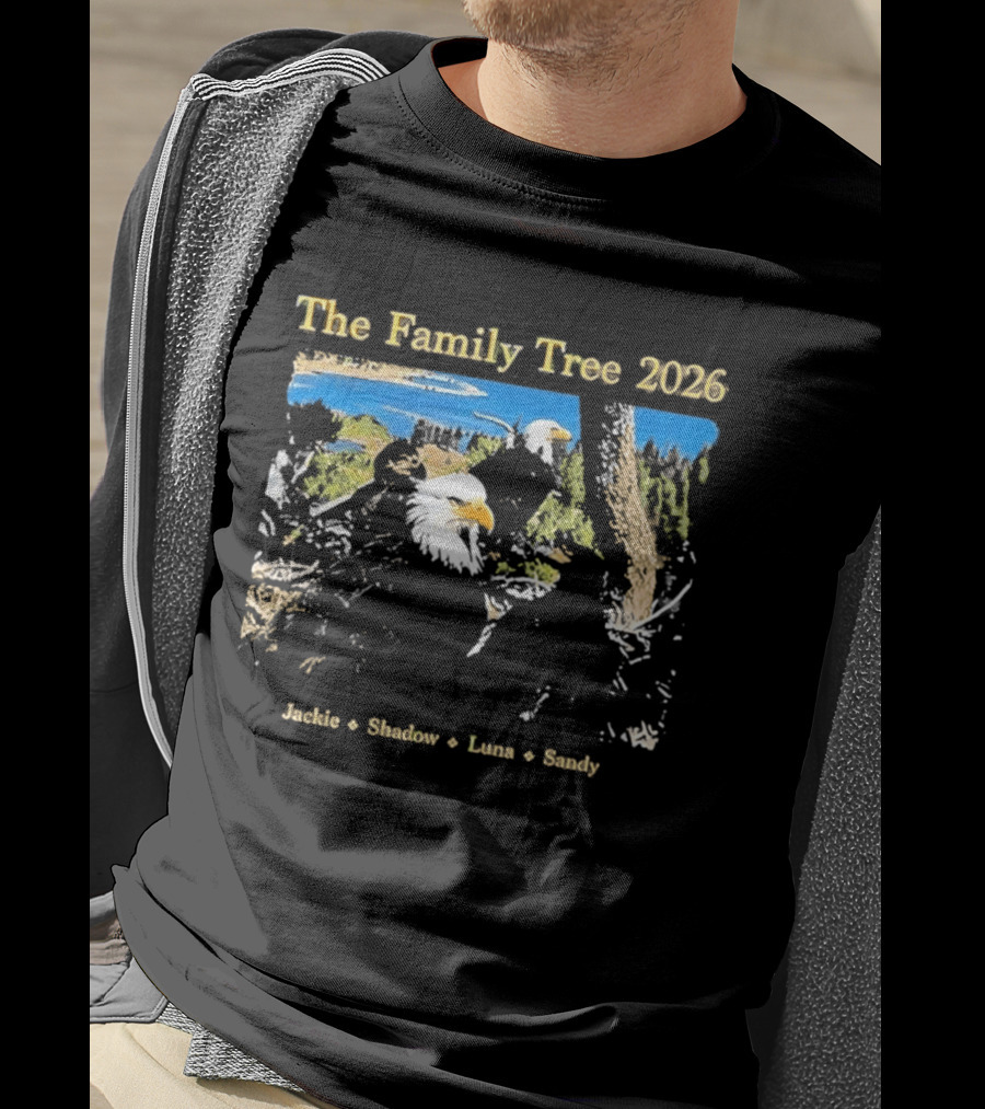 The Family Tree 2026 Jackie Shadow Luna Sandy Bald Eagles T-Shirt
