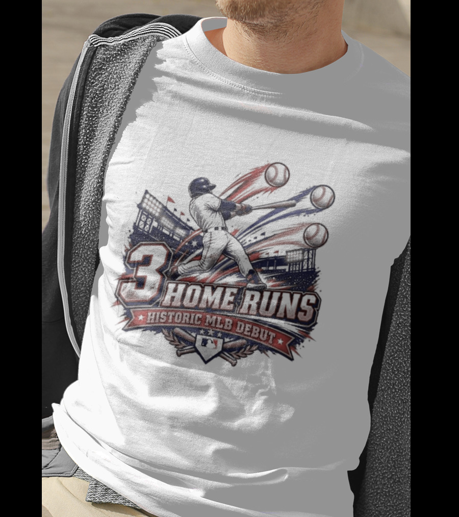 3 Home Runs Historic MLB Debut T-Shirt
