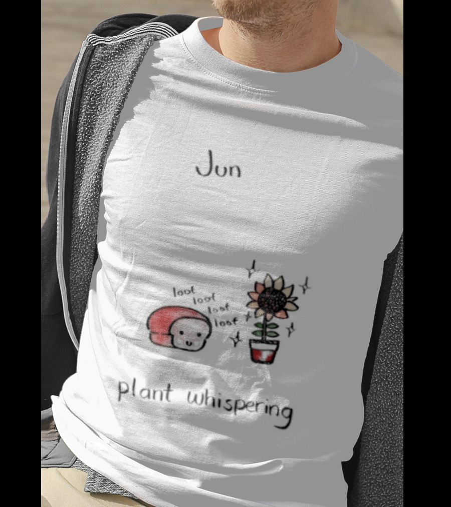 Jun Plant Whispering Bread Sunflower Loof Visual T-Shirt