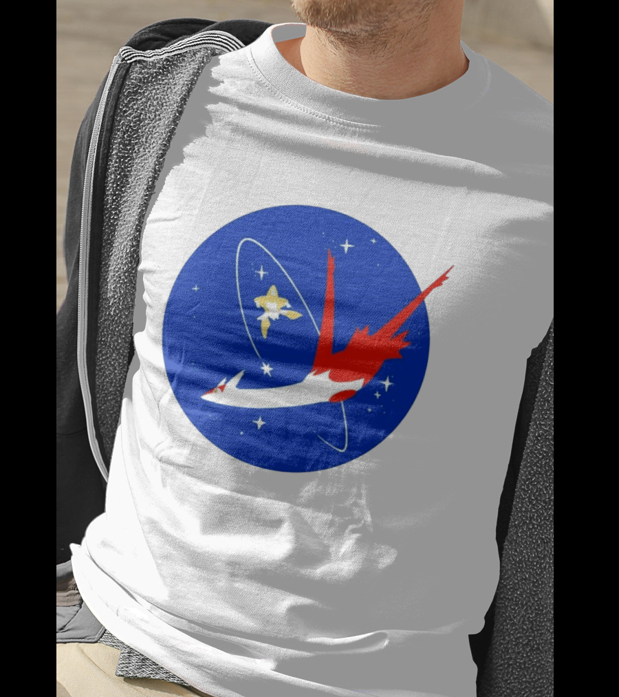 Latias Jirachi Cosmic Voyage In Space T-Shirt