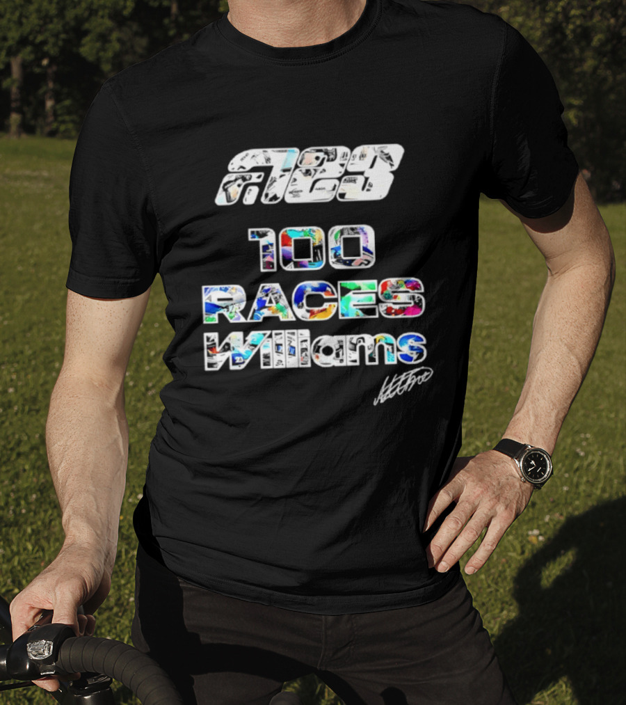 Alex Albon 23 100 Races Williams T-Shirt