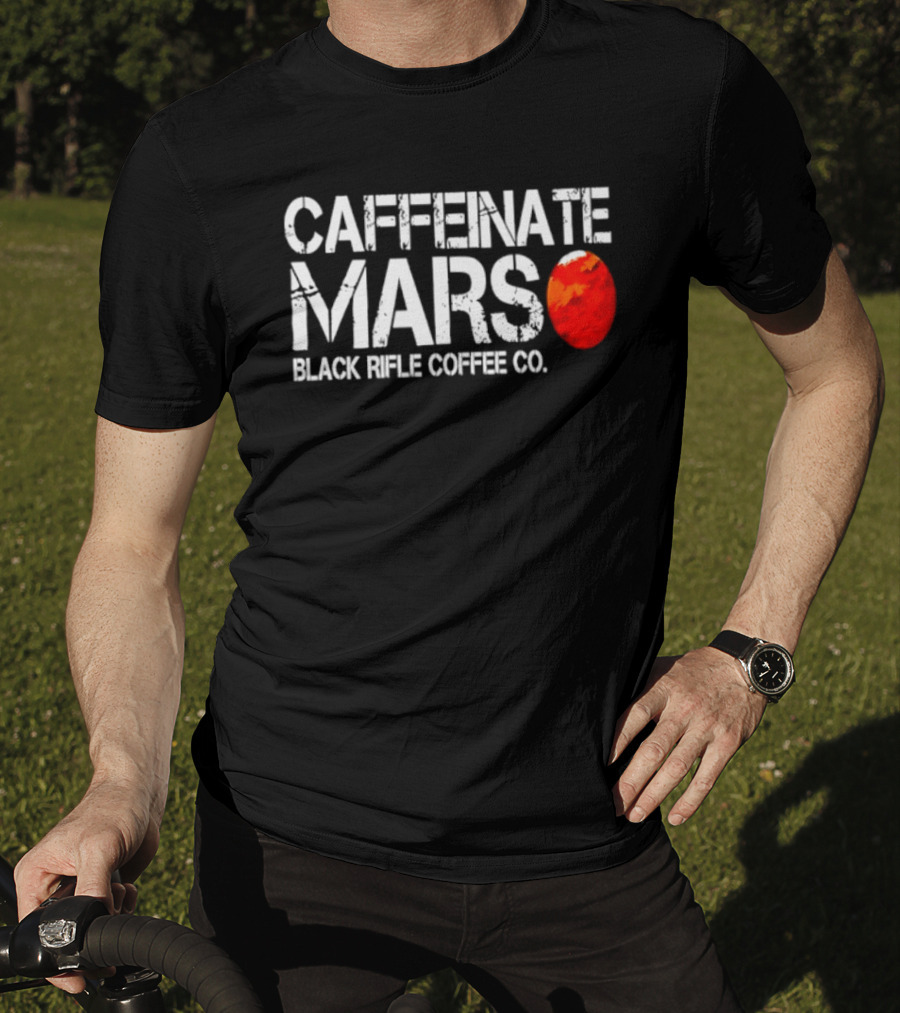 Caffeinate Mars Black Rifle Coffee Co Red Planet T-Shirt