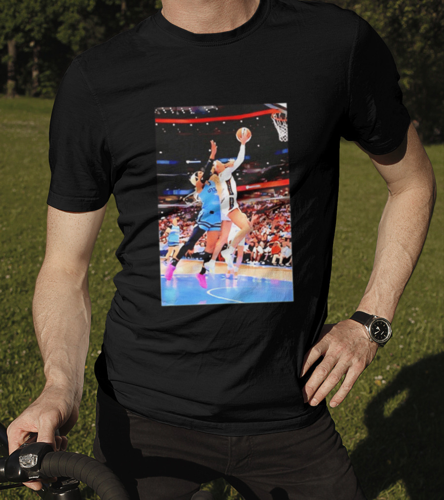 Caitlin Clark Indiana Fever Gameplay Action WNBA Basketball Competition T-Shirt