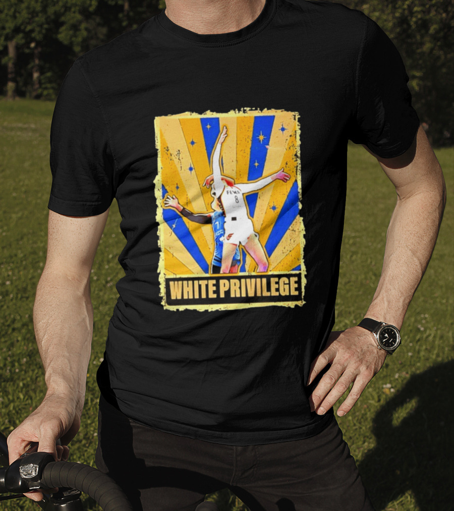 Caitlin Clark Indiana Fever WNBA White Privilege T-Shirt