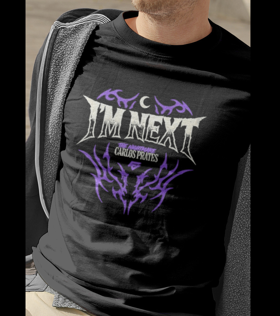 Carlos Prates I'm Next The Nightmare Purple Gothic T-Shirt