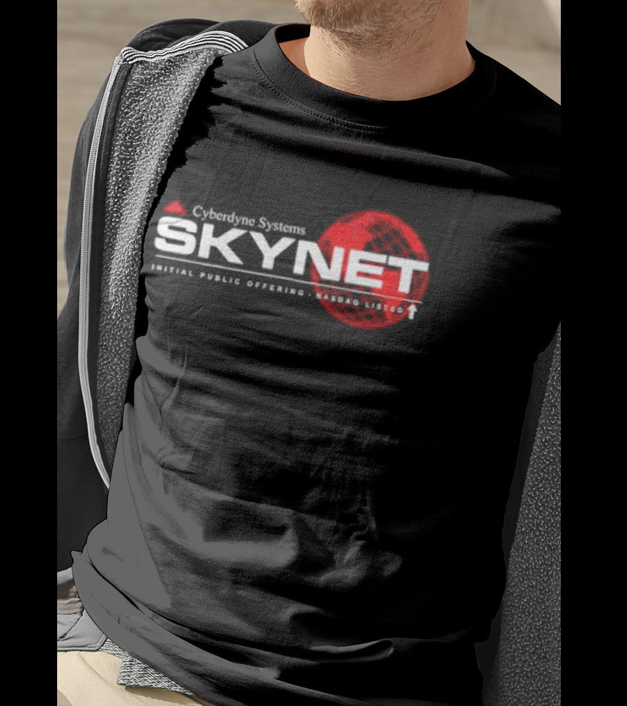 Cyberdyne Systems Skynet IPO Nasdaq Listed T-Shirt