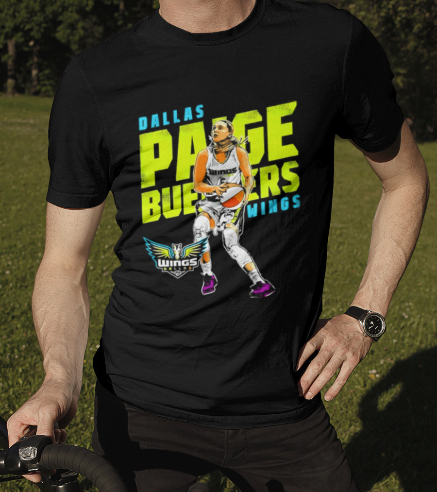Dallas Wings Paige Bueckers WNBA Basketball Player T-Shirt