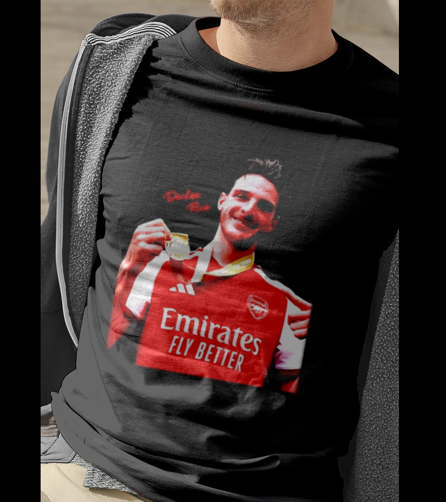 Declan Rice Arsenal Premier League Winner 2026 Emirates Fly Better T-Shirt