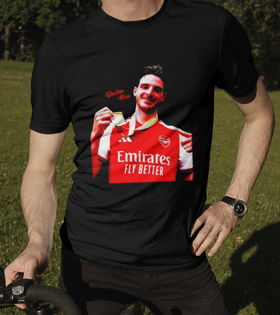 Declan Rice Arsenal Premier League Winner 2026 Emirates Fly Better T-Shirt