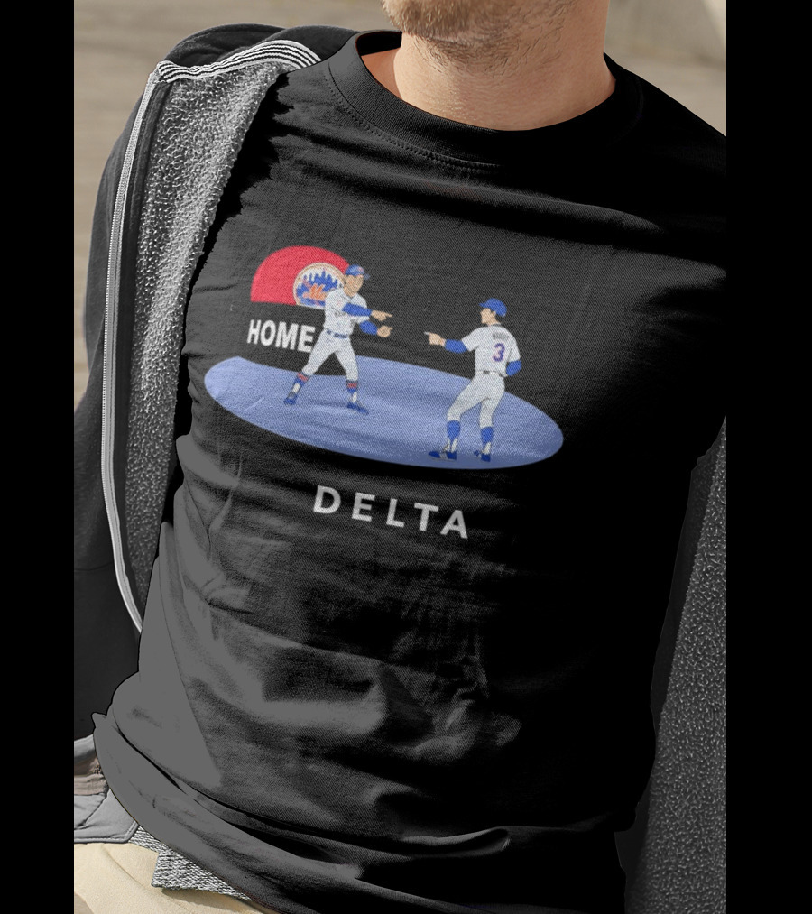 NY Mets Home Delta Carson Benge A.J. Ewing Spider Man Pointing Meme T-Shirt
