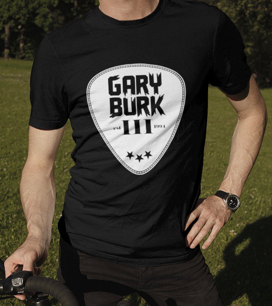 Gary Burk III Est 1994 Guitar Pick Musician Stars T-Shirt