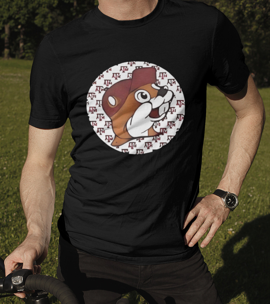 Texas A&M X Buc Ee's Unique TX Football Mashup Two Sided T-Shirt