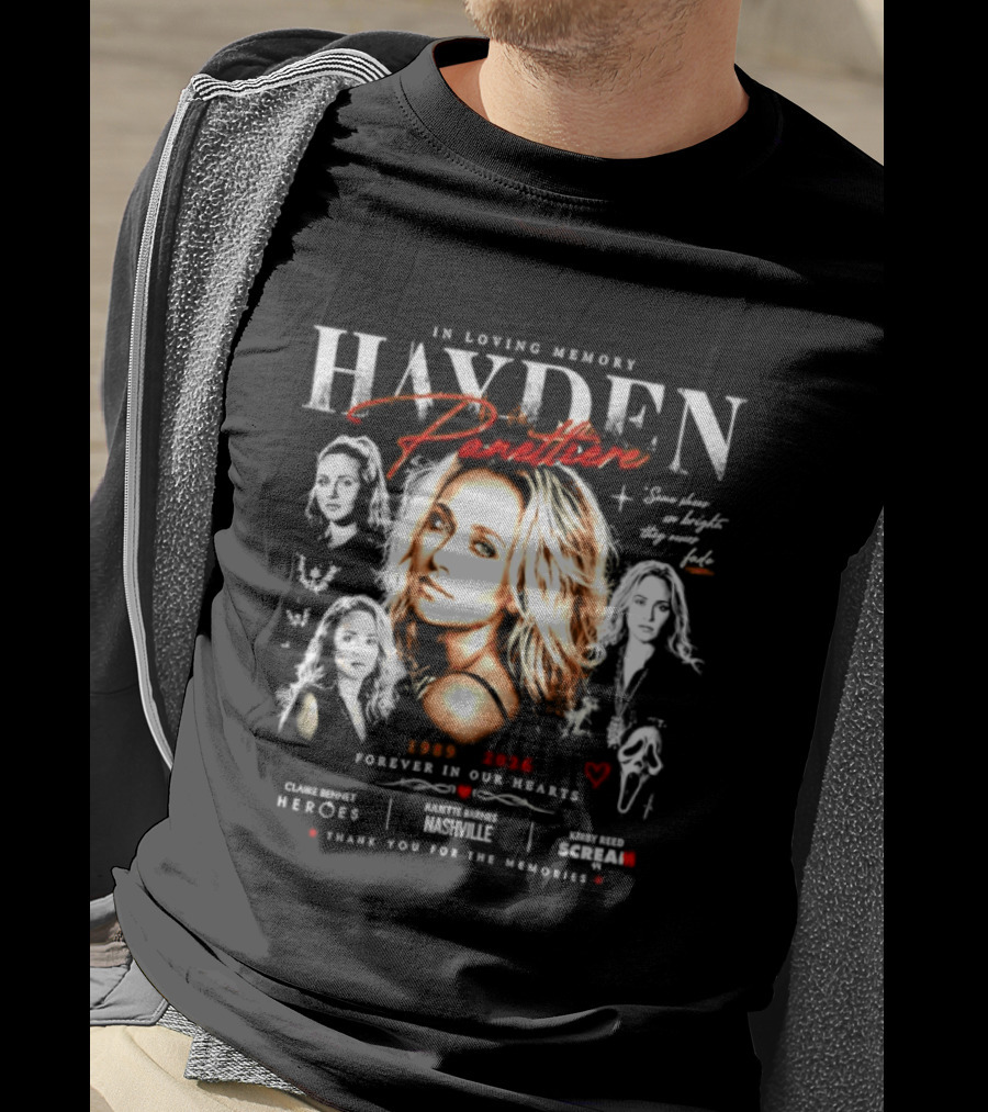 In Loving Memory Hayden 1989 2026 Forever In Our Hearts Heroes Thank You For The Memories T-Shirt