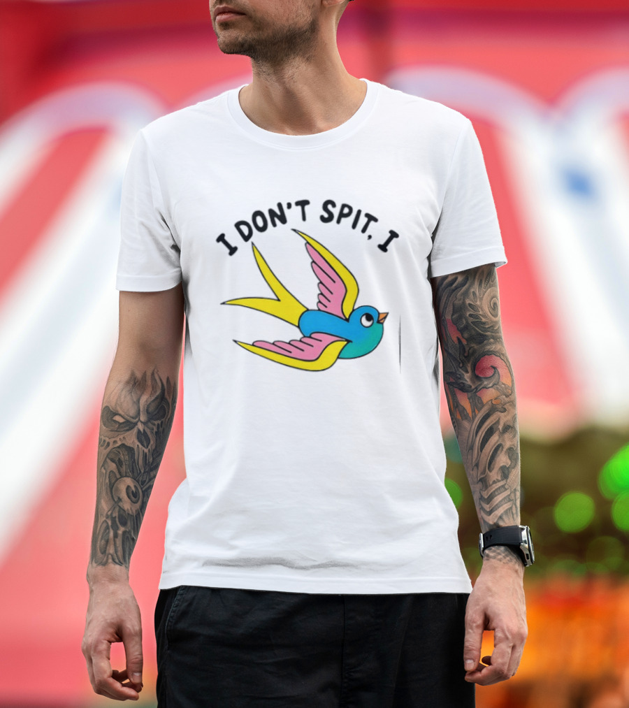 I Don’t Spit I Swallow Swallow Bird Innuendo T-Shirt