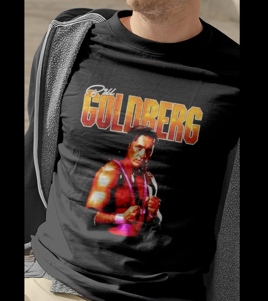 Bill Goldberg Bret Hart Portrait Wrestling Legends T-Shirt