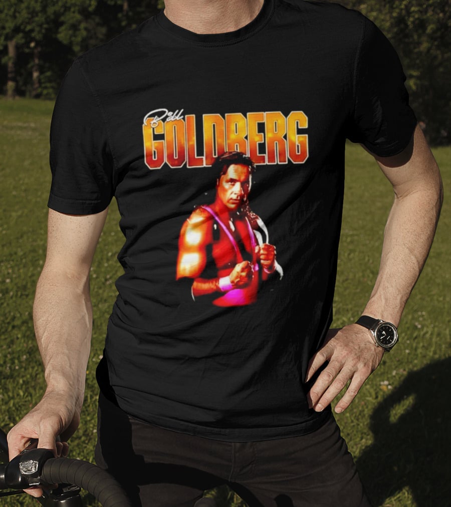 Bill Goldberg Bret Hart Portrait Wrestling Legends T-Shirt