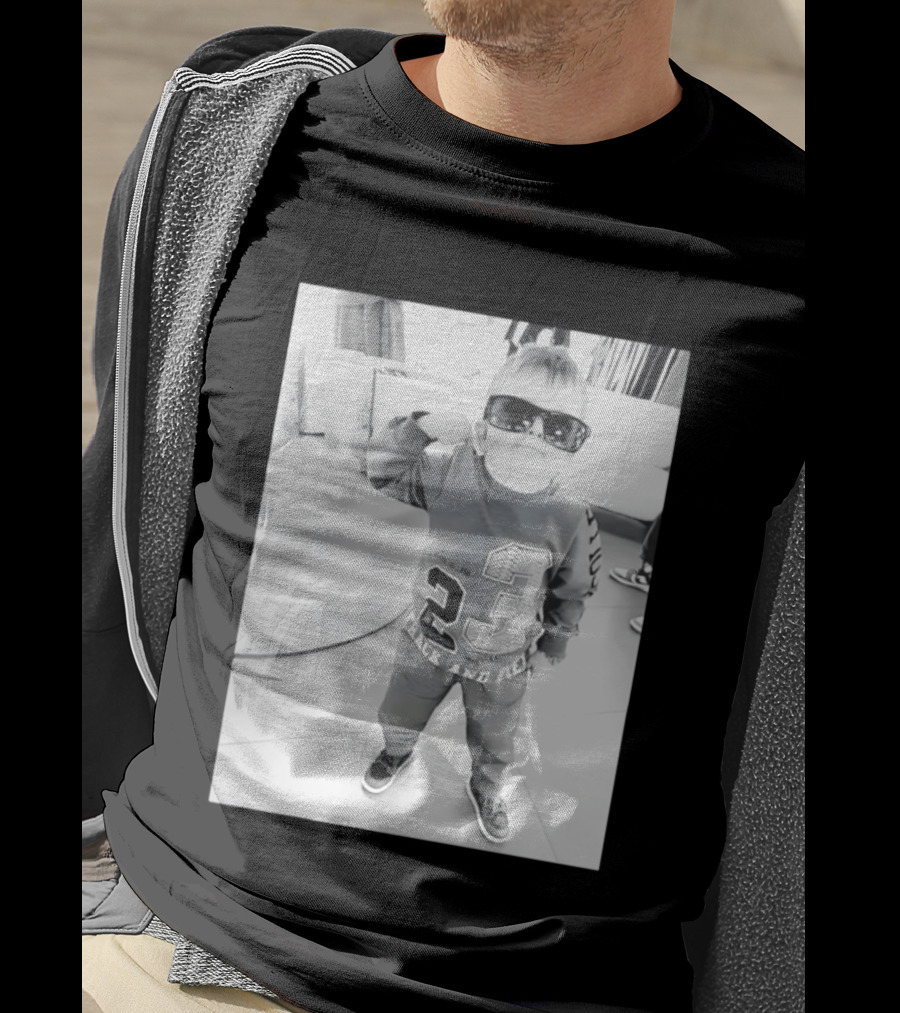 Hasbulla Hasbik Photo 23 Track And Field Black And White T-Shirt