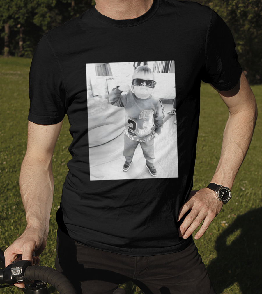 Hasbulla Hasbik Photo 23 Track And Field Black And White T-Shirt