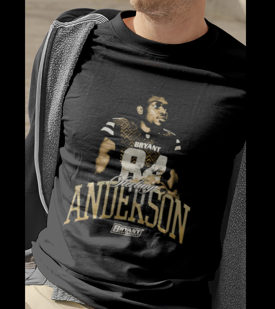 Bryant University Bulldogs Sterling Anderson 84 Player T-Shirt
