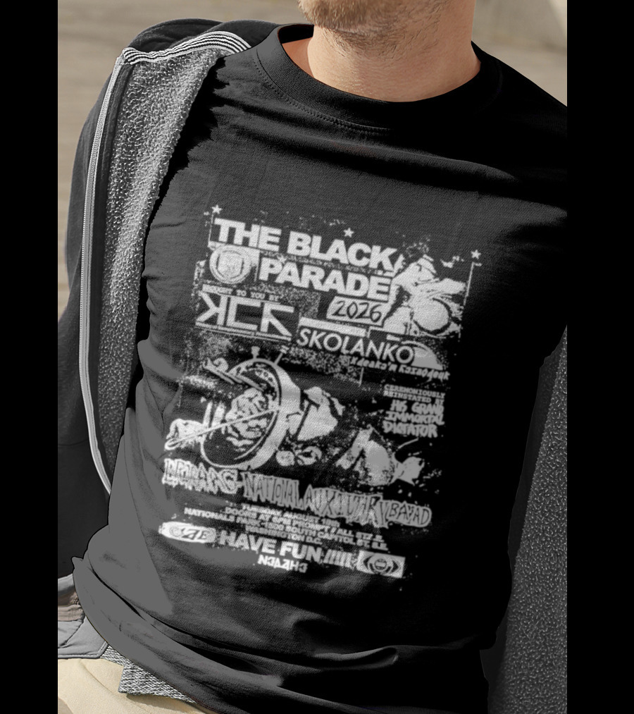 The Black Parade 2026 Briraag National Auxiliary Bayad Presented By Skolanko T-Shirt