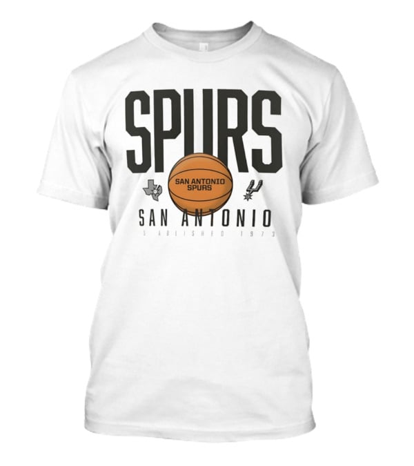 San Antonio Spurs Established 1973 Basketball Texas T-Shirt
