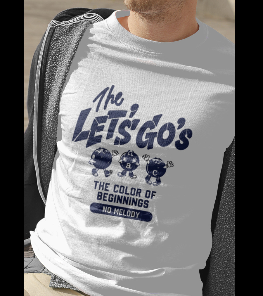 The Let's Go's The Color Of Beginnings No Melody Music T-Shirt