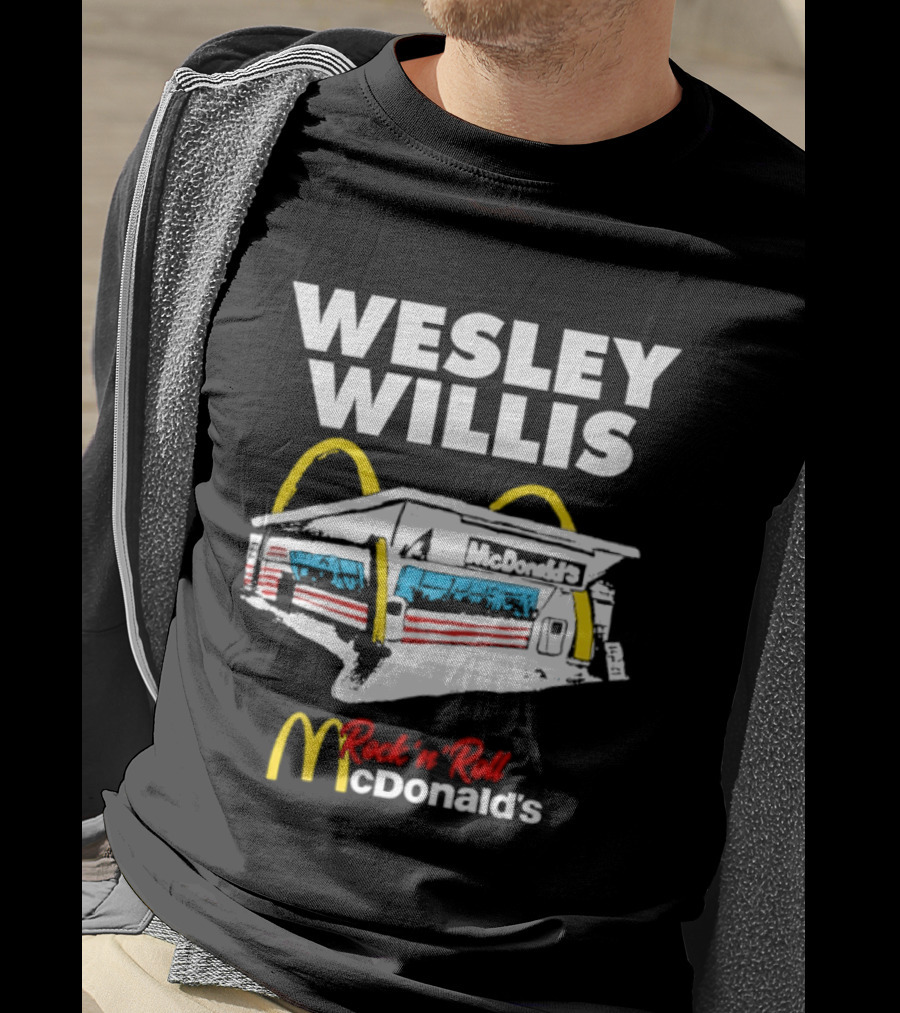Wesley Willis Rock 'n' Roll McDonald's Vintage Fast Food T-Shirt