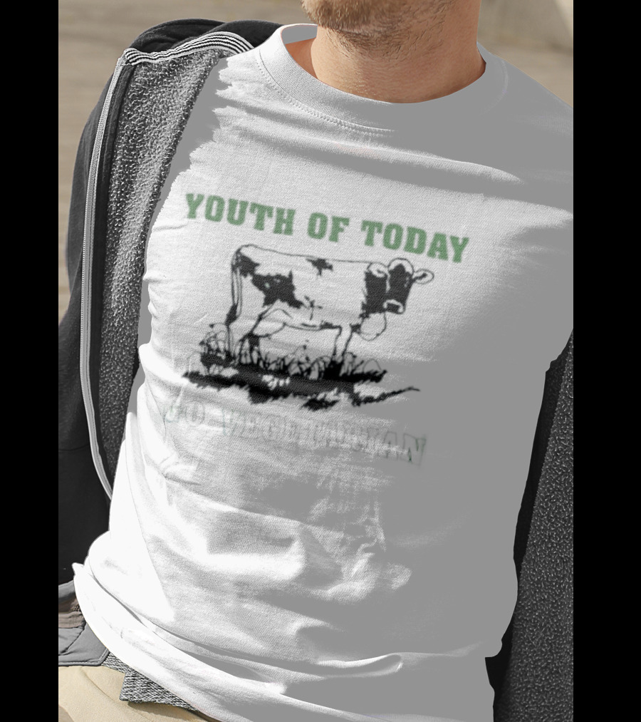 Youth Of Today Go Vegetarian Milk Is For Babies Hardcore Punk T-Shirt