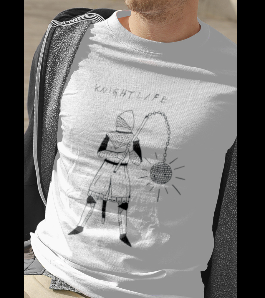 Knight Life Disco Ball Mace Medieval T-Shirt