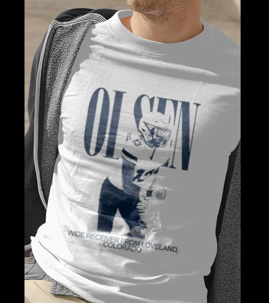 Olsen Wide Receiver Loveland Colorado Player Football T-Shirt