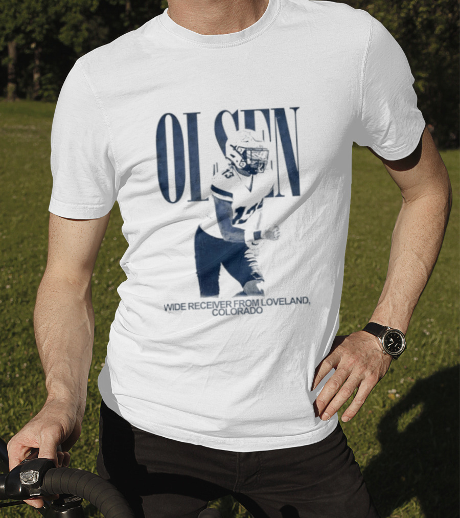 Olsen Wide Receiver Loveland Colorado Player Football T-Shirt