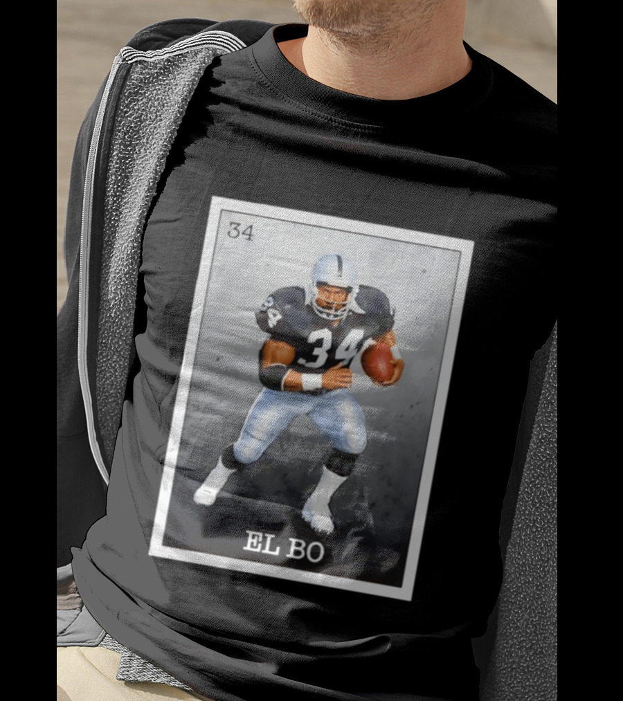 Las Vegas Raiders Football 34 EL BO Jackson T-Shirt