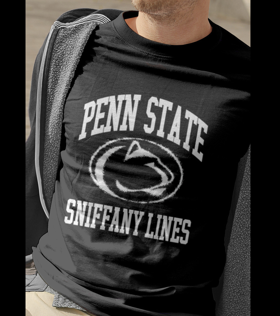 Penn State Sniffany Lines Nittany Lions Football T-Shirt